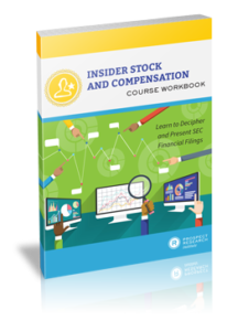 insider stock comp workbook prospect research institute workbook stock